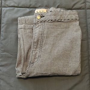 We the Free Herringbone Pants Black/White Size 27